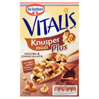 Dr Oetker Vitalis Knusper Plus Double Chocolate Muesli 450g