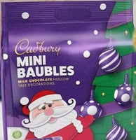 Cadbury Tree Decorations Dairy Milk Chocolate (Pack of Six Ornaments) 72g