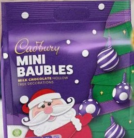 Cadbury Tree Decorations Dairy Milk Chocolate (Pack of Six Ornaments) 72g