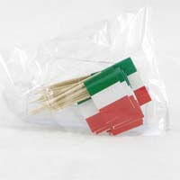 International Brands Toothpick Flags Italy (Pack of 25) 10g