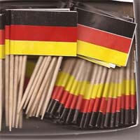 International Brands Toothpick Flags Germany (Pack of 25) 10g