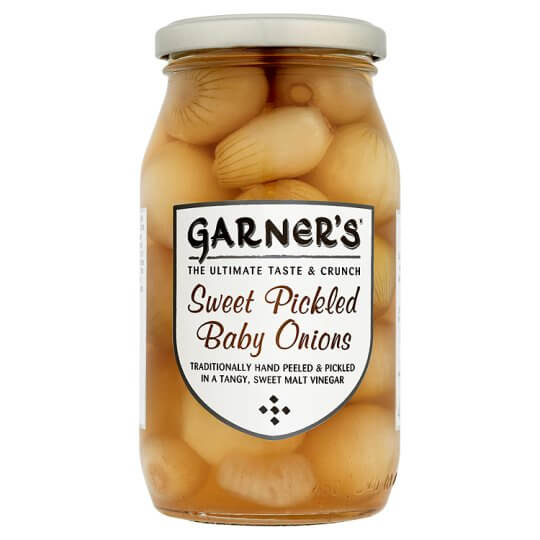 Garners Sweet Pickled Baby Onions 454g