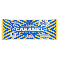 Tunnocks Caramel Wafers Dark Chocolate Coated (Pack of 8 Wafers) HEAT SENSITIVE ITEM. PLEASE ADD ITEM 122942 TO THE ORDER TO TRY TO PROTECT CHOCOLATES FROM HEAT DAMAGE 240g