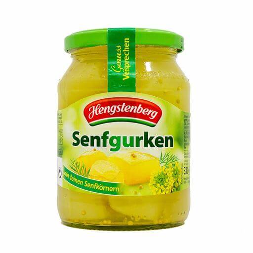 Hengstenberg Mustard Pickles 330g