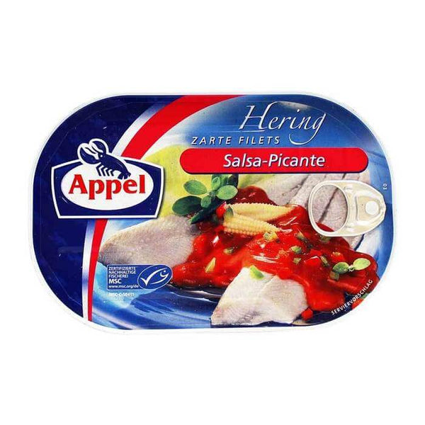 Appel Herring Filets in a Salsa Picante Sauce 200g – German Grocery Store