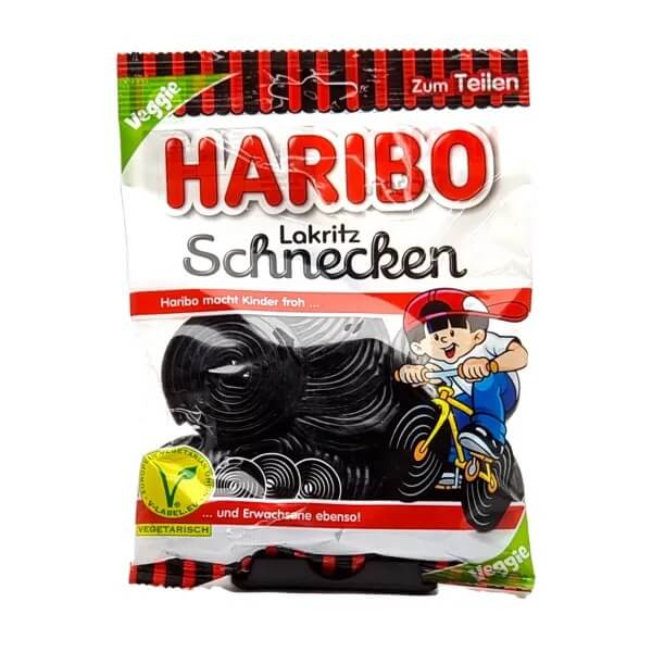 Haribo Licorice Wheels 175g