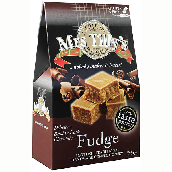 Mrs Tillys Belgian Chocolate Fudge Carton 150g