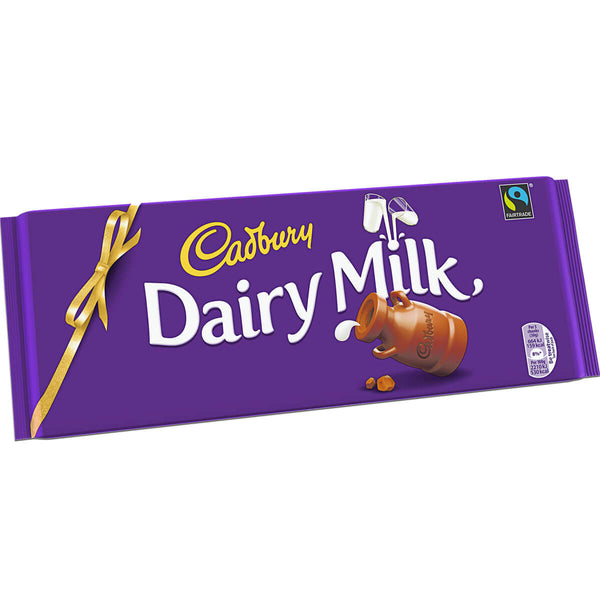 Cadbury Dairy Milk Bar HEAT SENSITIVE ITEM. PLEASE ADD ITEM 122942 TO THE ORDER TO TRY TO PROTECT CHOCOLATES FROM HEAT DAMAGE 360g