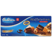 Bahlsen Waffeletten Dark Chocolate Wafer Roll Biscuits 100g