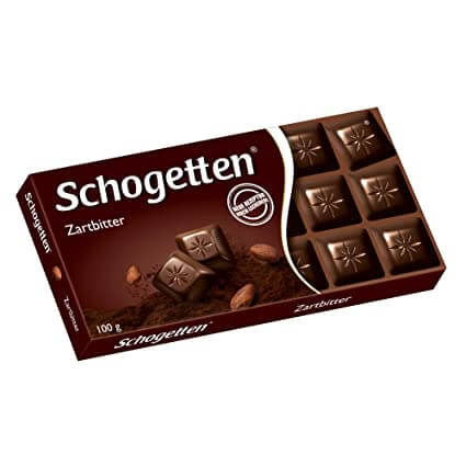 Schogetten Zartbitter Schokolade  HEAT SENSITIVE ITEM. PLEASE ADD ITEM 122942 TO THE ORDER TO TRY TO PROTECT CHOCOLATES FROM HEAT DAMAGE. 100g