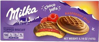 Milka Choco Dessert Cookies with Raspberry Jelly 147g