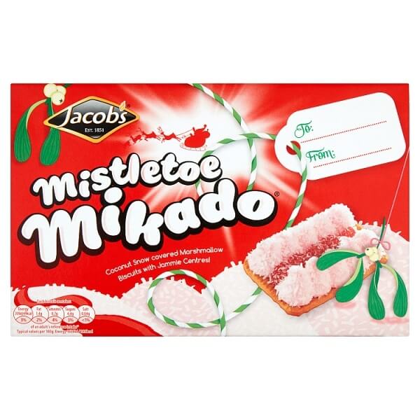 Jacobs Mistletoe Mikado Biscuit Carton 400g