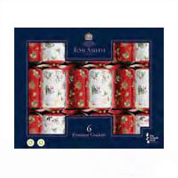 Tom Smith Christmas Crackers Traditional Foliage Foil Finish 6 x 14 Inch Crackers 625g