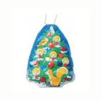 Storz Foil Covered Milk Chocolate Tree Shaped Ornament 12g