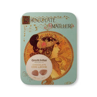 Amatller Milk Chocolate Leaves in a Gift Tin 60g