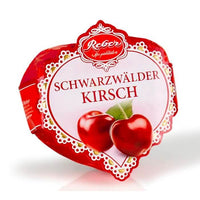 Reber Black Forest Hearts Kirsch Marzipan 32g