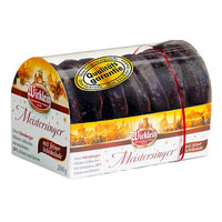 Wicklein Feine Nuremberg Meistersinger Oblaten Lebkuchen With Dark Chocolate 20 percent Nuts  HEAT SENSITIVE ITEM. PLEASE ADD ITEM 122942 TO THE ORDER TO TRY TO PROTECT CHOCOLATES FROM HEAT DAMAGE. 200g