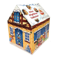 Wicklein Winter House with Mini Milk Chocolate Gingerbread with Sprinkles 200g