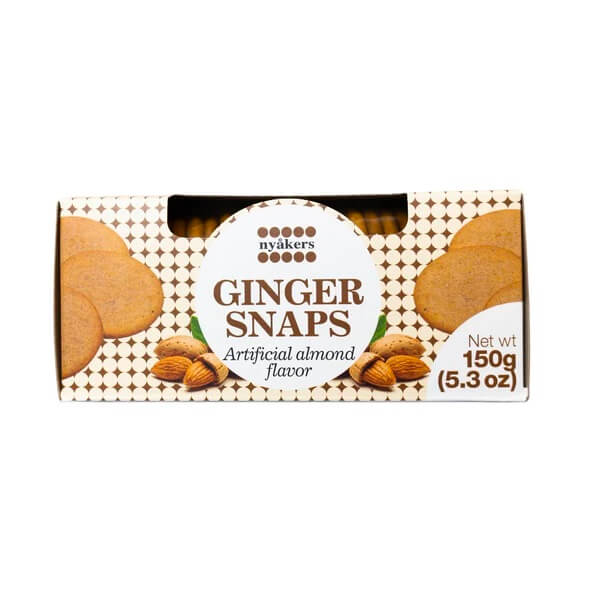 Nyakers Almond Gingersnaps 151g