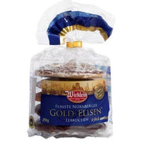 BEST BY MARCH 2025: Wicklein Assorted Gold Elisen Oblaten Lebkuchen Assorted With 25 percent Nuts 250g