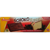 Griesson Griesson Dark Chocolate Biscuits  (HEAT SENSITIVE ITEM - PLEASE ADD A THERMAL BOX (ITEM NUMBER 114878) TO YOUR ORDER TO PROTECT YOUR ITEMS FROM HEAT DAMAGE) 125g