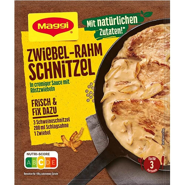 Maggi Fix Schnitzel Onion Cream Sauce 20 Pieces 33g