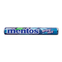 Mentos Strong Mint Chewy Dragees Natural Mint Flavour 37.5g