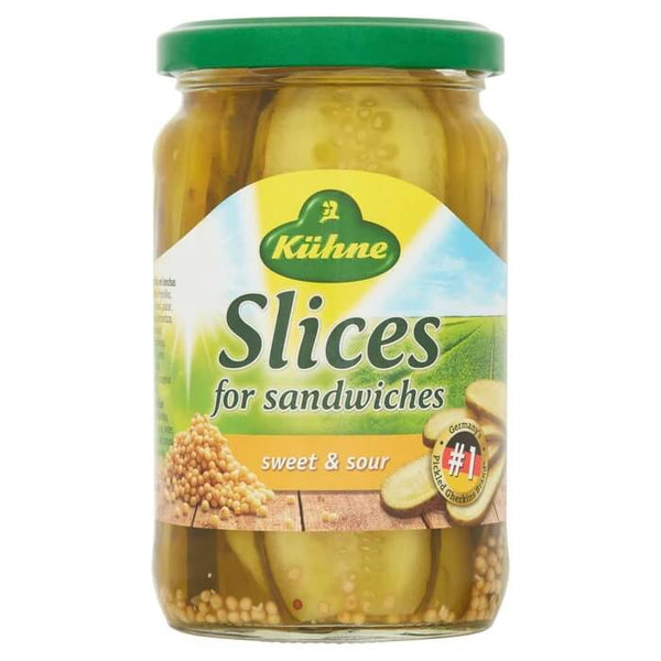 Kuehne Gherkin Slices 330g