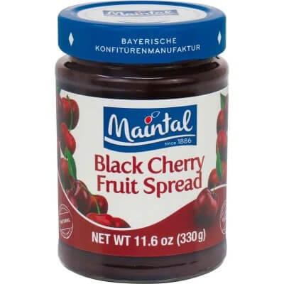 Maintal Black Cherry Fruit Spread In Jar 330g