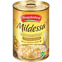 Hengstenberg Mildessa Wine Sauerkraut with Sparkling Wine Tin 400g