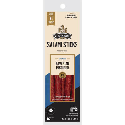 Black Kassel Bavarian Inspired Salami Stick 100g
