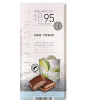 Weinrich Milk Chocolate With Gin-Tonic Truffle Filling 100g