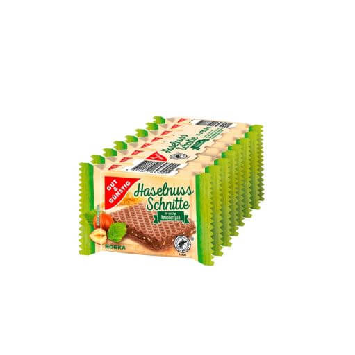 Gut and Gunstig Haselnuss Wafers 166g