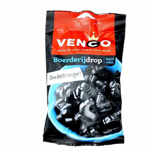 Venco Farmer Boerderij Drop Hard Zout Liquorice 120g