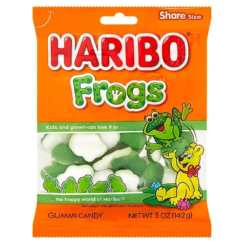 Haribo Frogs Gummies Candy Bag 142g