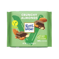 Ritter Sport Crunchy Almonds Vegan Chocolate Bar 100g