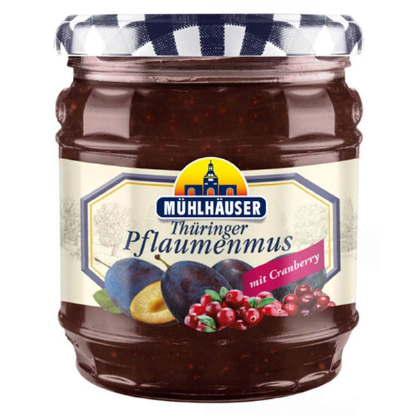 Muehlhaeuser Pflaumenmus Orig Thueringer Mitcranberry 450g