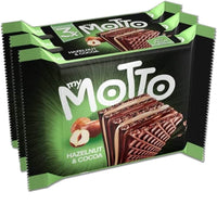 My Motto 3 Pack Wafer Cookie Hazelnut And Cocoa Cream 34g