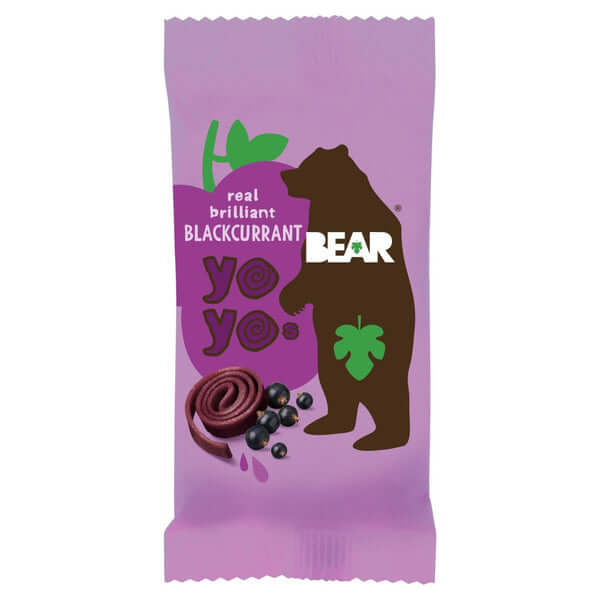 BEST BY MARCH 2025: Bear Yoyos Blackcurrant 20g