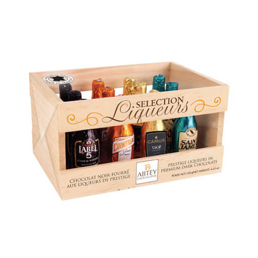 Abtey Selection Liqueurs 12 Bottle Crate Box 155g