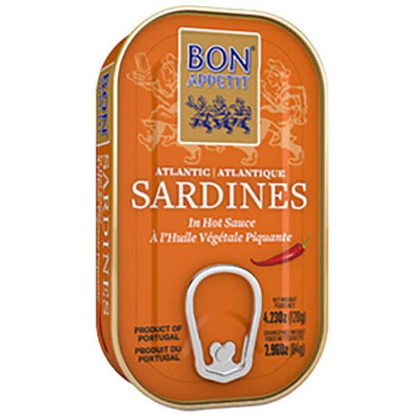 Bon Appetit Sardines in Hot Sunflower Oil 120g
