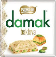 Nestle Damak Baklava White Chocolate with Pistachio Chocolate Bar 60g