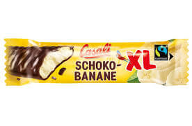 Casali Chocolate Banana XL Bar  HEAT SENSITIVE ITEM. PLEASE ADD ITEM 122942 TO THE ORDER TO TRY TO PROTECT CHOCOLATES FROM HEAT DAMAGE. 22g