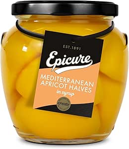 Epicure Apricot Halves In Syrup Jar 540g