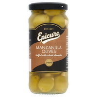 Epicure Manzanilla Olives Stuffed with Almonds 235g