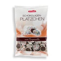 Schluckwerder Mini Dark Chocolate Rounds with Sprinkles 150g