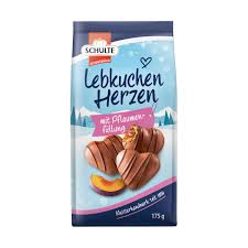 Schulte Milk Chocolate Hearts with Plum 175g