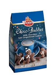 Wicklein Choco Buddies Soft Gingerbread Chocolate Dipped Bag 174g