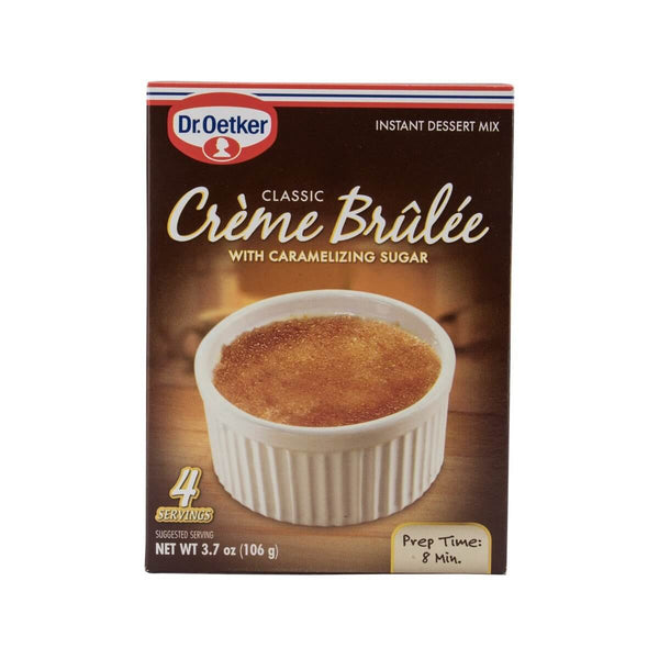 Dr Oetker Classic Creme Brulee with Caramelizing Sugar Instant Desert Mix Serves 4 106g