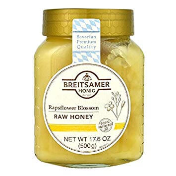 Breitsamer Honig Creamy Rapsflower Blossom Honey 500g